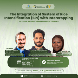 Event Summary: SRI Global Research Network Webinar Series #2 – Integrating System of Rice Intensification (SRI) with Intercropping