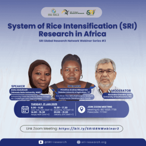 Event Summary: SRI Global Research Network Webinar Series #3 – System of Rice Intensification Research in Africa